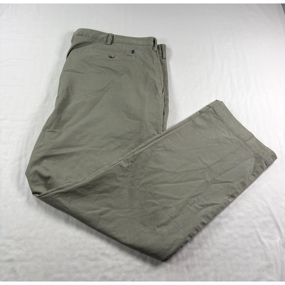 Polo Ralph Lauren Pants Mens 46x32 Green Gray Stretch Classic Fit Chino